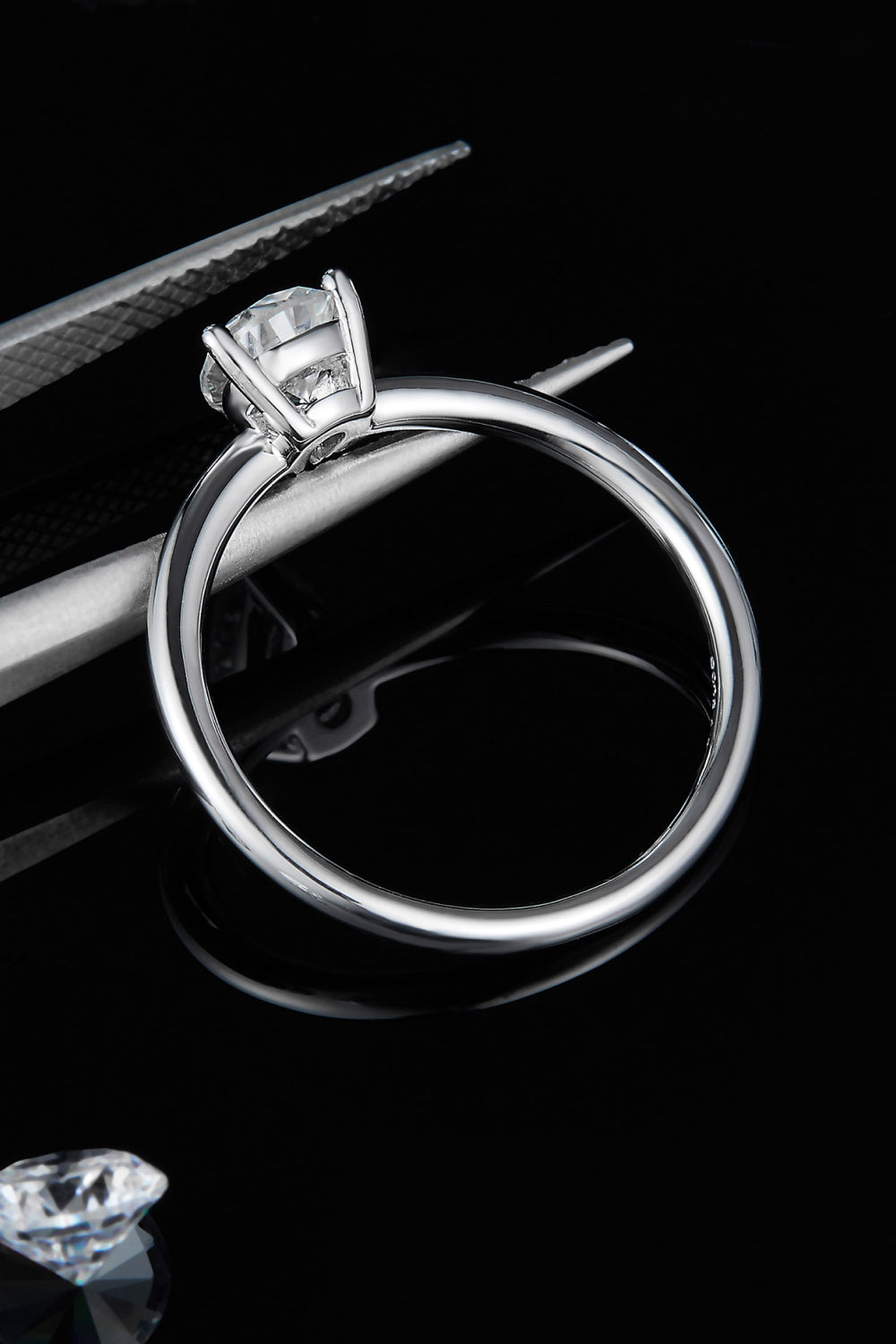 THE KARA SOLITAIRE TRIANGLE RING