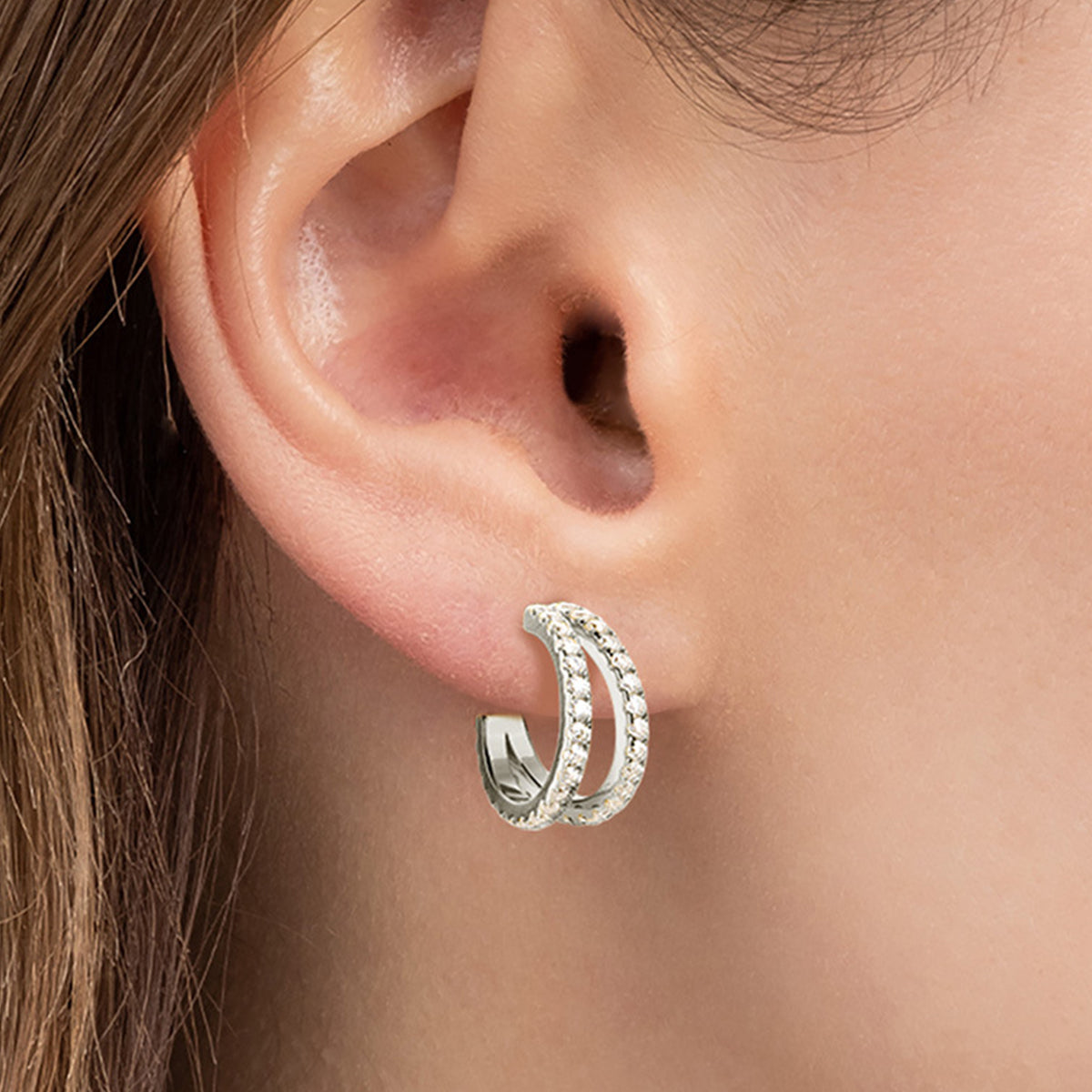 THE JESSE DOUBLE HOOP EARRINGS