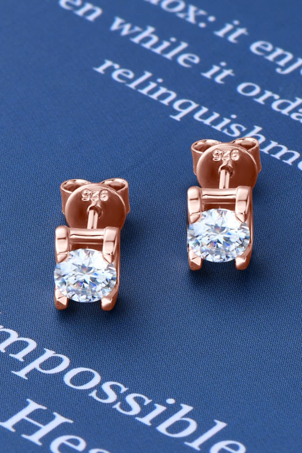 THE HOPE SOLITAIRE STUD EARRINGS