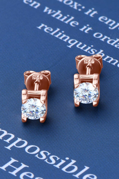 THE HOPE SOLITAIRE STUD EARRINGS