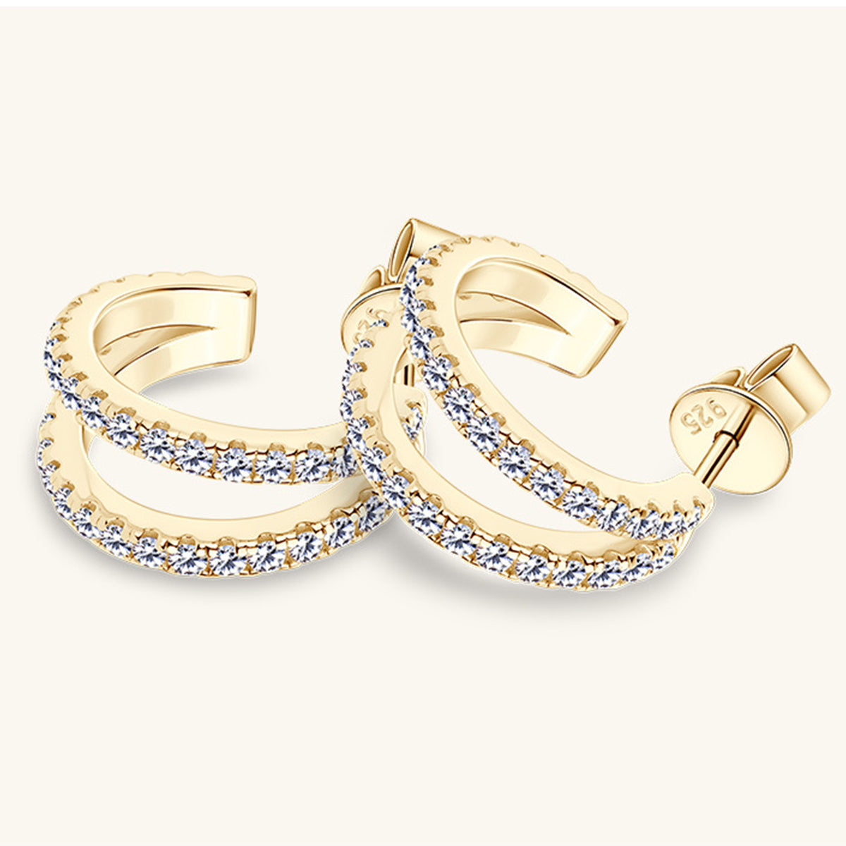 THE JESSE DOUBLE HOOP EARRINGS