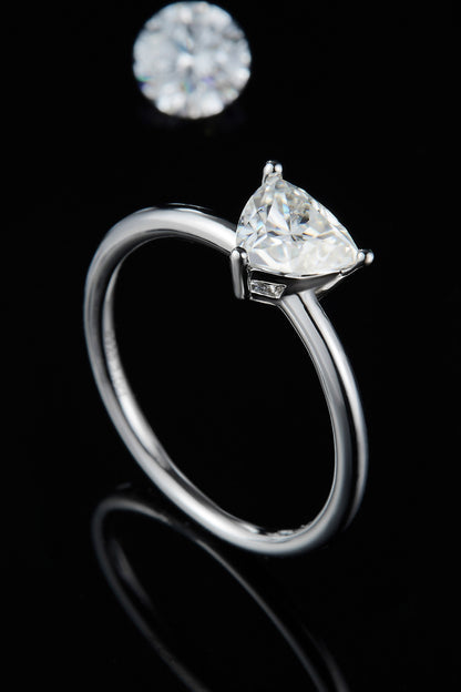 THE KARA SOLITAIRE TRIANGLE RING