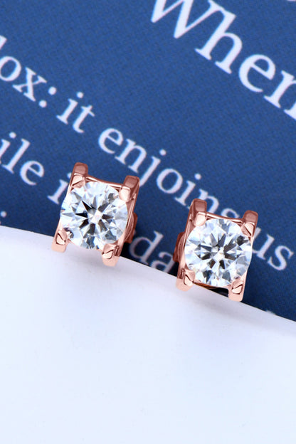 THE HOPE SOLITAIRE STUD EARRINGS