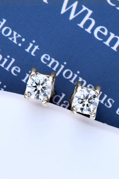 THE HOPE SOLITAIRE STUD EARRINGS