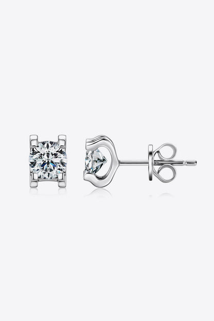 THE HOPE SOLITAIRE STUD EARRINGS